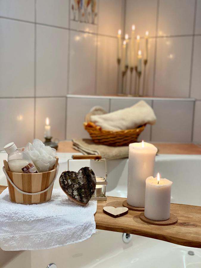 Private Spa Mit Sauna Und Whirlpool Schrozberg Dış mekan fotoğraf